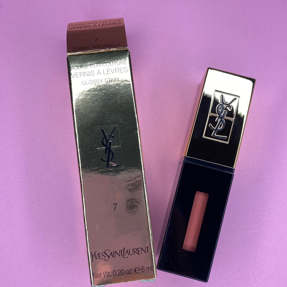 YSL glossy stain lipstick